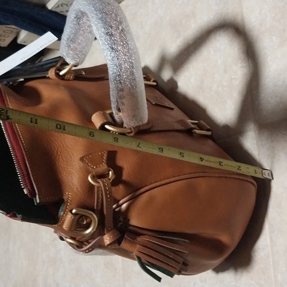 Dooney & Bourke Florentine Leather Satchel - Picture 3 of 9